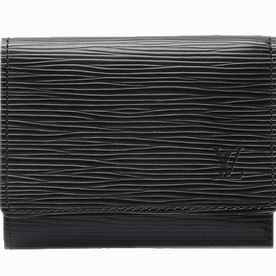 LOUIS VUITTON EPI LEATHER BUSINESS CARD HOLDER BLACK M56582
