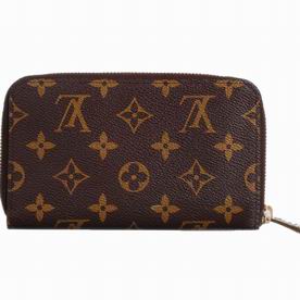 Louis Vuitton Monogram Canvas Zippy Compact Wallet M40499