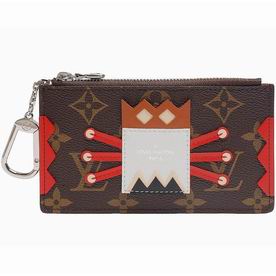 Louis Vuitton Monogram Canvas Tribal Mask Key Pouch M60213