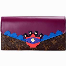 Louis Vuitton Monogram Canvas Sarah Wallet Totem Magenta M61347