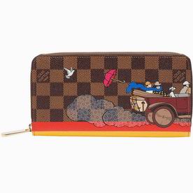 Louis Vuitton Damier Ebene Canvas EVASION Long Wallet N61241