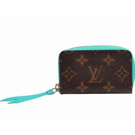 Louis Vuitton Monogram Canvas Zippy Multicartes Turquoise M60910