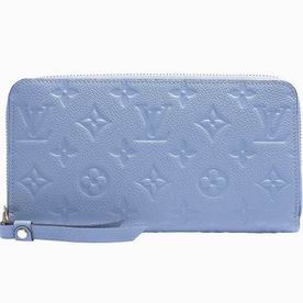 Louis Vuitton Monogram Empreinte Zippy Wallet Lilas M60570