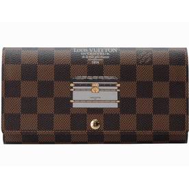 LV Damier Ebene Canvas Sarah Trunks&Locks Wallet N63179