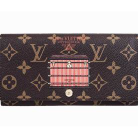 Louis Vuitton Monogram Canvas Sarah Trunks & Lock Wallet M60415