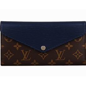 Louis Vuitton Monogram Canvas Marie-Lou Long Wallet Indigo M60501