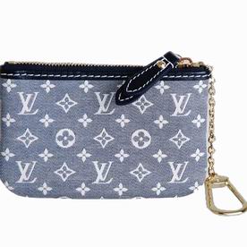Louis Vuitton Monogram Mini Lin Key Pouch Emcer M62995