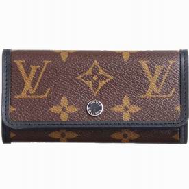Louis Vuitton Monogram Canvas Brown 6 Key Holder M60165