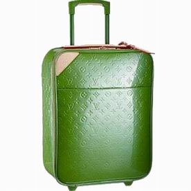 LOUIS VUITTON MONOGRAM VERNIS PEGASE 50 SUITCASE(Luggage) IN VERT TONIC M93715