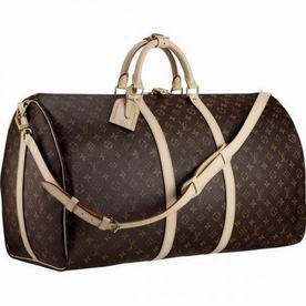 Louis Vuitton Monogram Canvas Keepall 60 With Shoulder Strap M41412