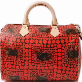 Louis Vuitton Monogram Town Speedy 30 Red by Yayoi Kusama M40693