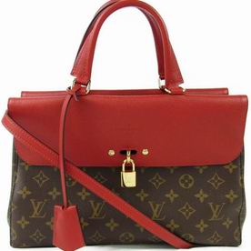Louis Vuitton Venus Monogram Coated Canvas Bag Red M41738