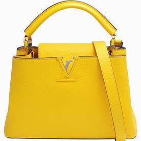 Louis Vuitton Taurillon Capucines BB Bag Yellow M94677