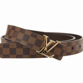 Louis Vuitton Damier Ebene Canvas LV Initiales 25MM Belt M9267V