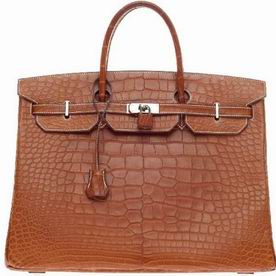 Hermes Birkin 40 Fauve Barenia Matte Alligator Palladium Hardware Hand Sewing HB1040HGG