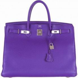 Hermes Birkin 40 Iris Togo Leather Palladium Hardware Hand-sewing HB1040IRP