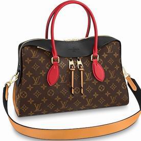 Louis Vuitton Coated Monogram canvas with cowhide leather Bag M41454
