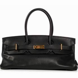 HERMES BIRKIN 42CM BAG IN BLACK(GOLDEN HARDWARE) HES-033-6109B