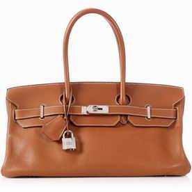 Hermes Birkin 42cm Clemence Bag Light Coffee(Silver H) HER1042BRG