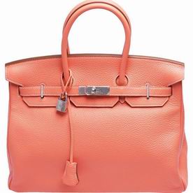 Hermes Epsom Leather 35cm Birkin Bag Silvery Hardware Hand Sewing H1035MTF