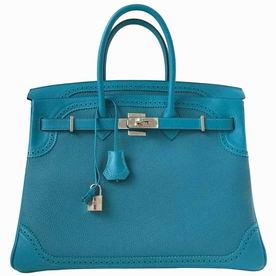 Hermes Togo Swift Leather 35cm Birkin Bag Palladium Hardware Hand Sewing H1035BBE