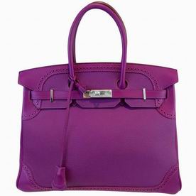 Hermes Swift Leather Togo Leather 35cm Birkin Bag Palladium Hardware Hand Sewing H1035RDS