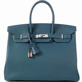 Hermes Birkin 35 Togo Leather Silver Hardware Colvert Hand-sewing HR1035COS