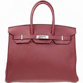 Hermes Birkin 35 K1 Rouge Grenat Togo Leather Bag Hand-sewing HK35K1CPS