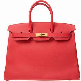 Hermes Birkin 35 S5 Rouge Epsom Leather Gold Hardware Hand-sewing BK35S5EPGP
