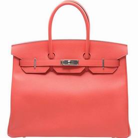 Hermes Birkin 35 T5 Rose Jaipur Epsom Leather Silver Hardware Hand-sewing BK35T5ERPG