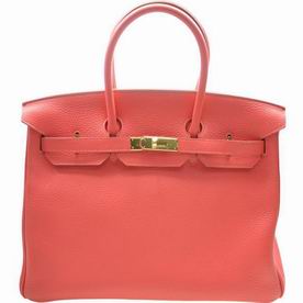 Hermes Birkin 35 T5 Rose Jaipur Togo Leather Gold Hardware Hand-sewing BK35T5GPG