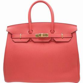 Hermes Birkin 35 2R Togo Leather Red Gold Hardware Hand-sewing BK352RTHG