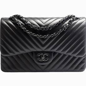 Chanel Chevron Boy Shopping Bag Electric Arc Lighting Blue A599399