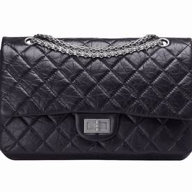 Chanel Jumbo Reissue Aged Calfskin Bag in Black(Antique-Silver) A357599