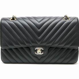 Chanel Lambskin Leather Jumbo Coco Flap Bag Gold Chain In Black A144227