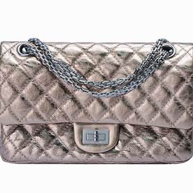 Chanel Calfskin Medium Reissue Bag champaign gold A46268