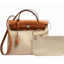 Hermes Herbag 31 Toile Officier Bag Off-white H59022