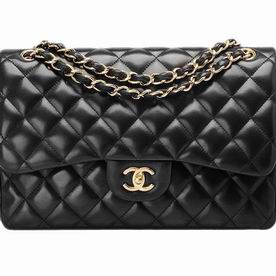 Chanel LambskinJumbo Double Flap Bag Black(Golden) A50995BL