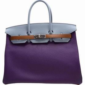 Hermes 4-Tone Colors TOGO Birkin 35 Silver Chain Hand-sewing BK356COLOURTS