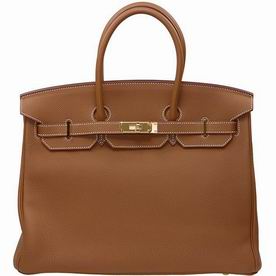 Hermes Gold Togo Leather Birkin 35 Gold Chain Hand-sewing BK3537TGGP
