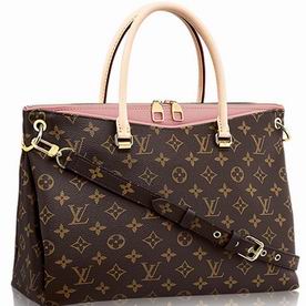 Louis Vuitton Pallas Monogram Canvas Bag Rose Poudre M43400