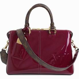 Louis Vuitton Embosses Logo Calfskin Tote Miroir Bag Magenta M54640