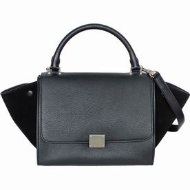 Celine Classic Trapeze Calfskin Bag Black C7010904