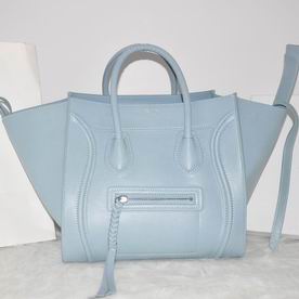Celine Square Phantom Luggage Epsom Calfskin Nano Ice Blue CE14716