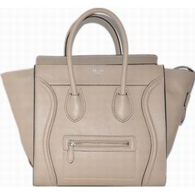Celine Mini Luggage Bubble Calfskin Nano Griege CE52486