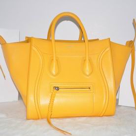 Celine Square Phantom Luggage Epsom Calfskin Nano Ginger CE14715
