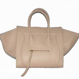 Celine Small Square Phantom Luggage Calfskin Bag In Beige CE91808