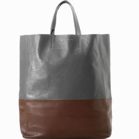 Celine Cabas Lambskin Double colour Bag(Brown/Grey) CE70057
