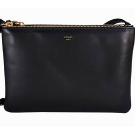 Celine Trio Lambskin Mini Size Shoulder Bag Dark-Blue CE51788
