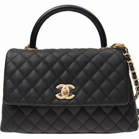 Chanel Coco Handle Anti-Gold Hardware Black A92991CBLIZGP